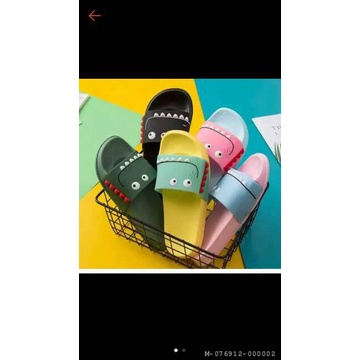 SANDAL KOKOP WANITA CROCODILE KARET