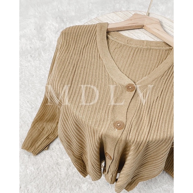 MDLV ~ Cardi Bobo Rajut Knit Outer Fashion Wanita