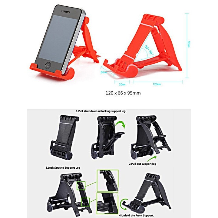 Kursi Stand HP Multi Phone Holder Smartphone Universal / Stand Handphone AH004