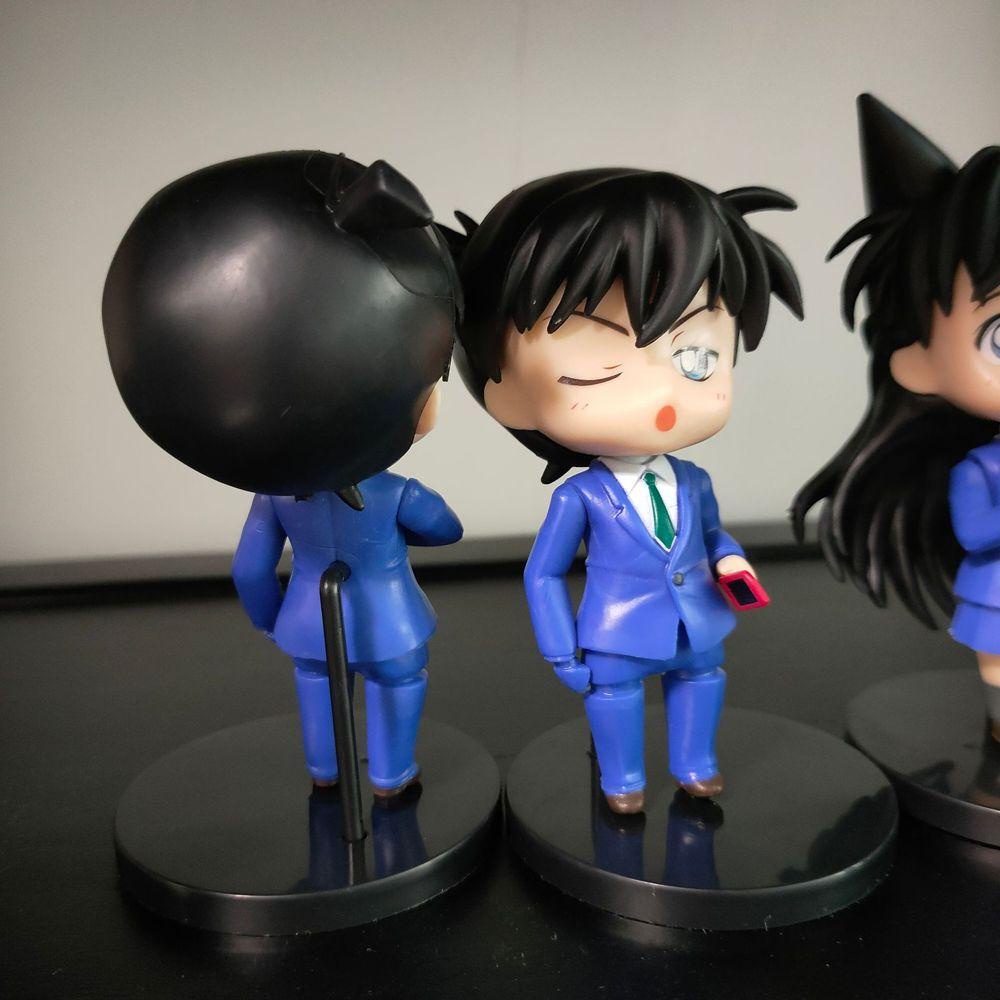 [Elegan] Conan Edogawa 6 Pcs/set Gacha Toys Figure Toys Mouri Ran Koleksi Hadiah Berdiri Molding