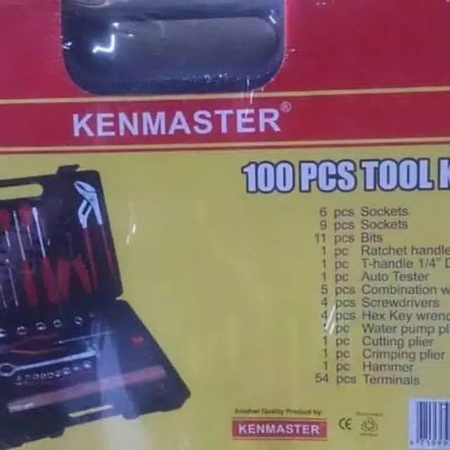 KenMaster Toolkit Tool Kit N2 100 pcs - Alat Tukang Set Lengkap