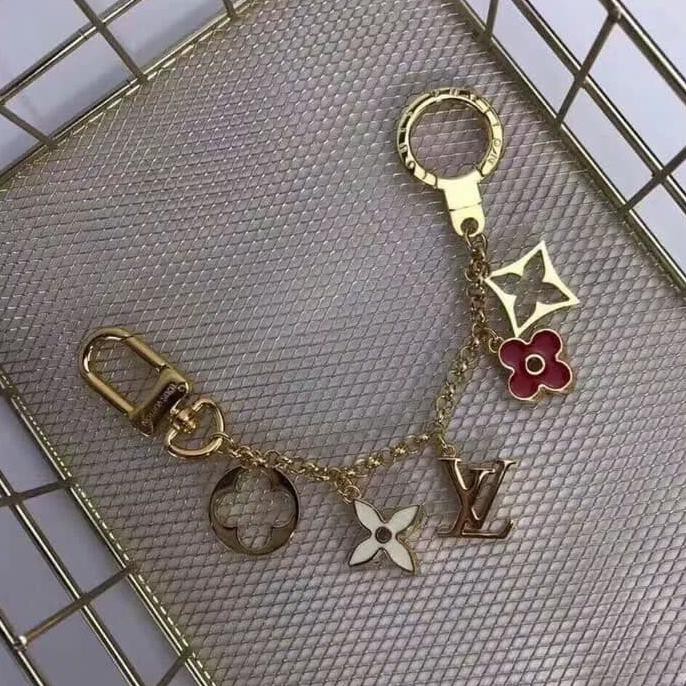 long chain lv flower bag charm mirror quality BERGARANSI