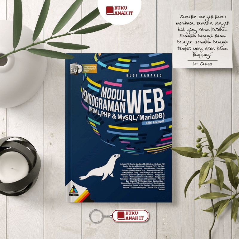 Jual Buku Modul Pemrograman Web Html Php Mysql Dan Mariadb Edisi Keempat Bonus Cd Budi