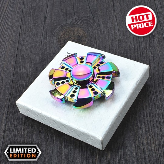Fidget Spinner Metal Sun Fidget Spinner Metallic Rainbow LIMITED EDITION Hand Spinner