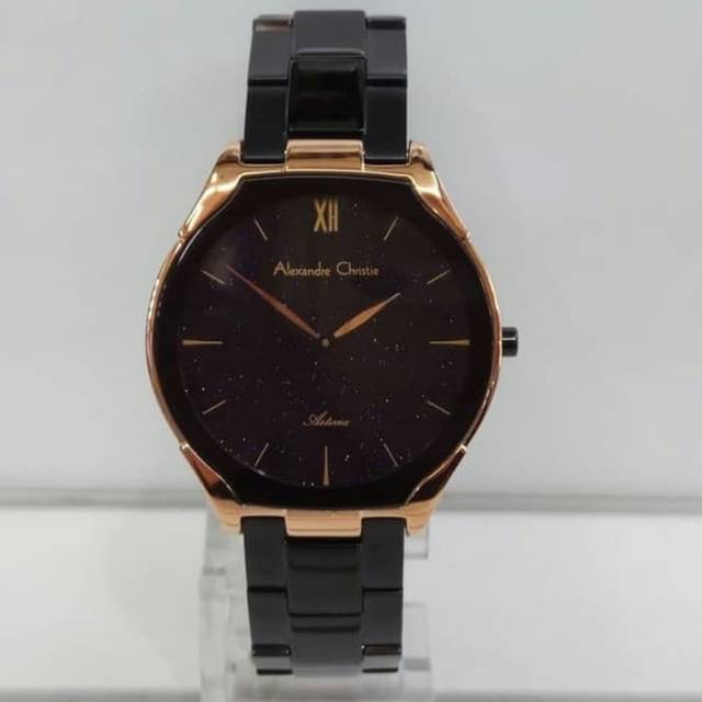 Alexandre christie Original ladies 8602 black rosegold