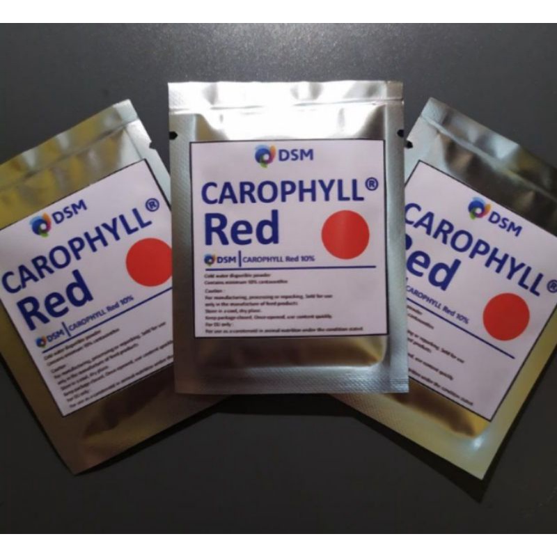 CAROPHYLL RED YELLOW BLUE PINK France 5gr Original 100% Larut dalam air