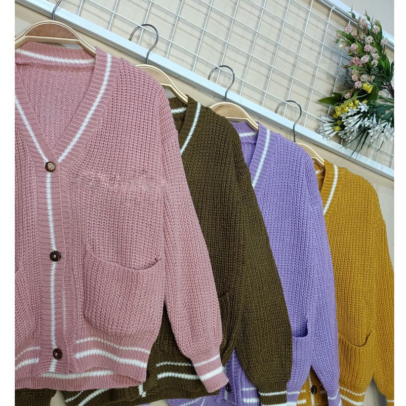 Zelline Official Cardigan Rajut Kimy Terbaru