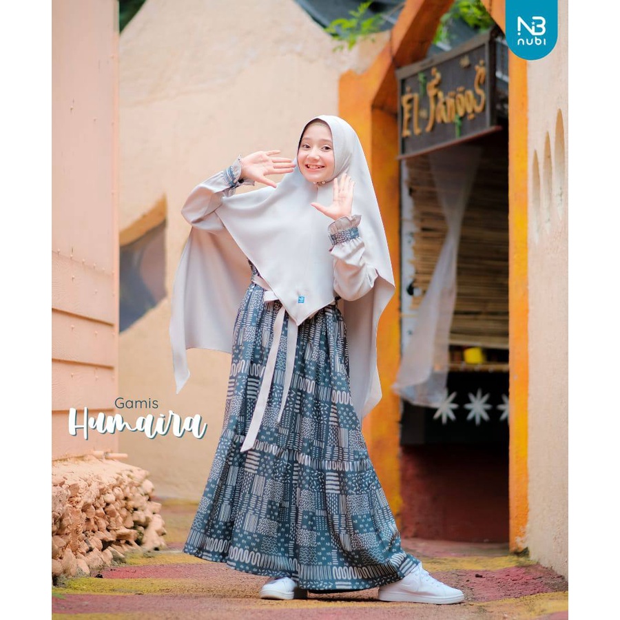 Gamis Humaira by Nubi Baju muslim anak perempuan Gamis couple mom and kids Gamis kembaran anak dan I