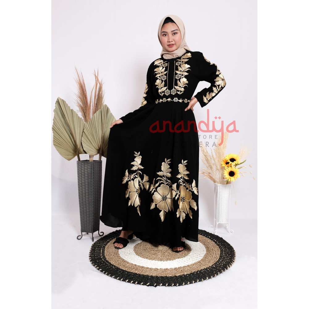 GAMIS  Bordir Yudico/Gamis Brukat/Gamis terbaru/Gamis Arab GY-001