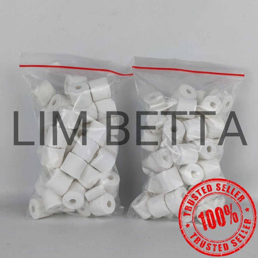 Bioring Filter 500gr / Keramik Ring Media Filter Aquarium Aquascape