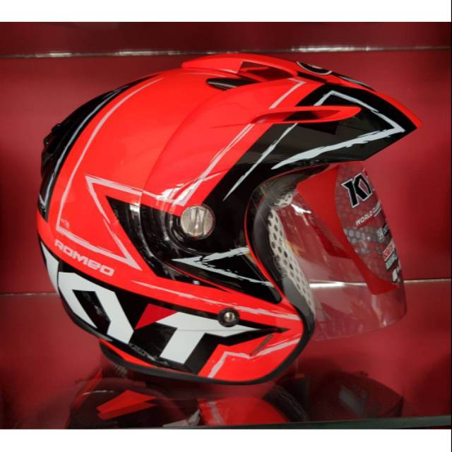 KYT Romeo super fluo - Red fluo