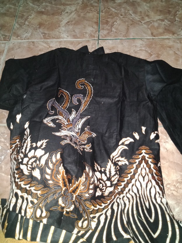 Special Baju Batik Couple Set Gamis Motif Naga Meong & Kawan2