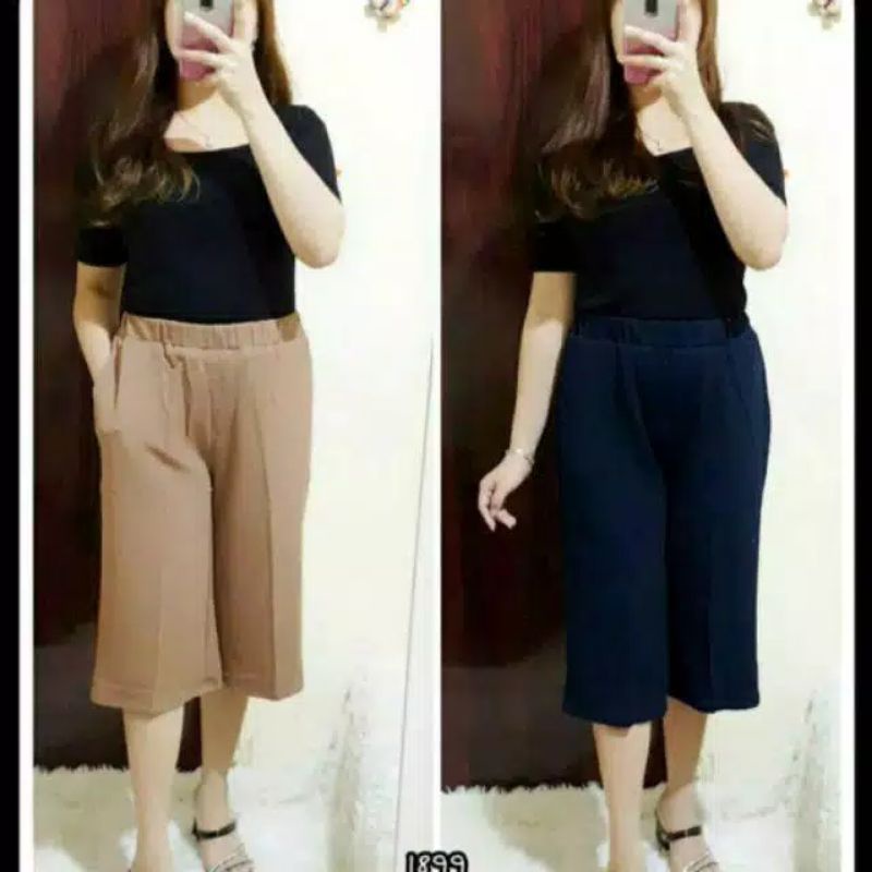 KULOT PENDEK JUMBO 7/8 // CELANA PENDEK WANITA JUMBO