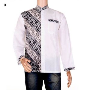 Baju Koko Luqman Lengan Panjang Motif 1