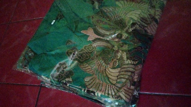 Kemeja Batik Pria Lengan Panjang Size M L Xl Xxl Bswart Batik Hrb026 Kenongo Hem Panjang Padi