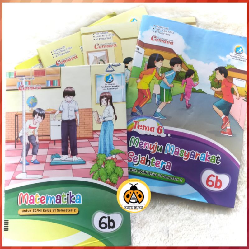 Paket LKS Cemara Kelas 6 SD/MI Semester 2 (Tema 6,7,8,9) + LKS Matematika - CV. Putra Nugraha