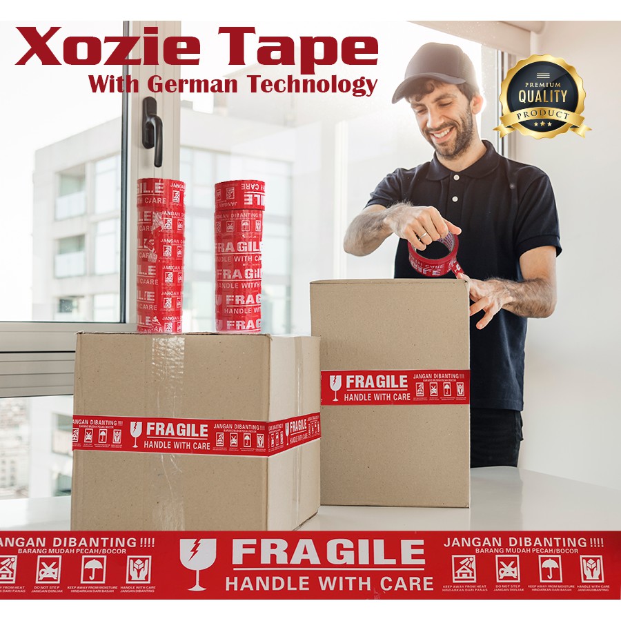 Grosir LAKBAN Bening XOZIE Tape 1 DUS Lakban Xozie Lakban Packing Lakban Seperti Lakban Daimaru