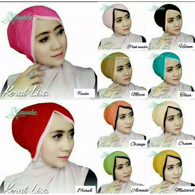 Ciput kerut /Ciput rajut/Ciput renda silang