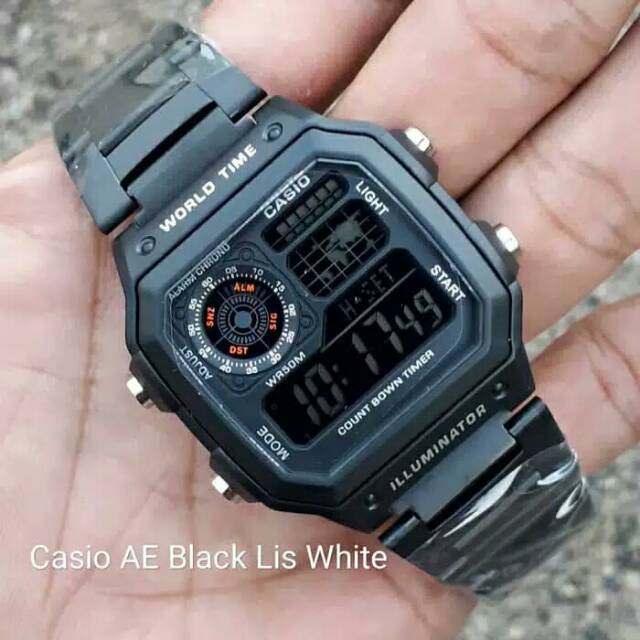 casio ae1200 black