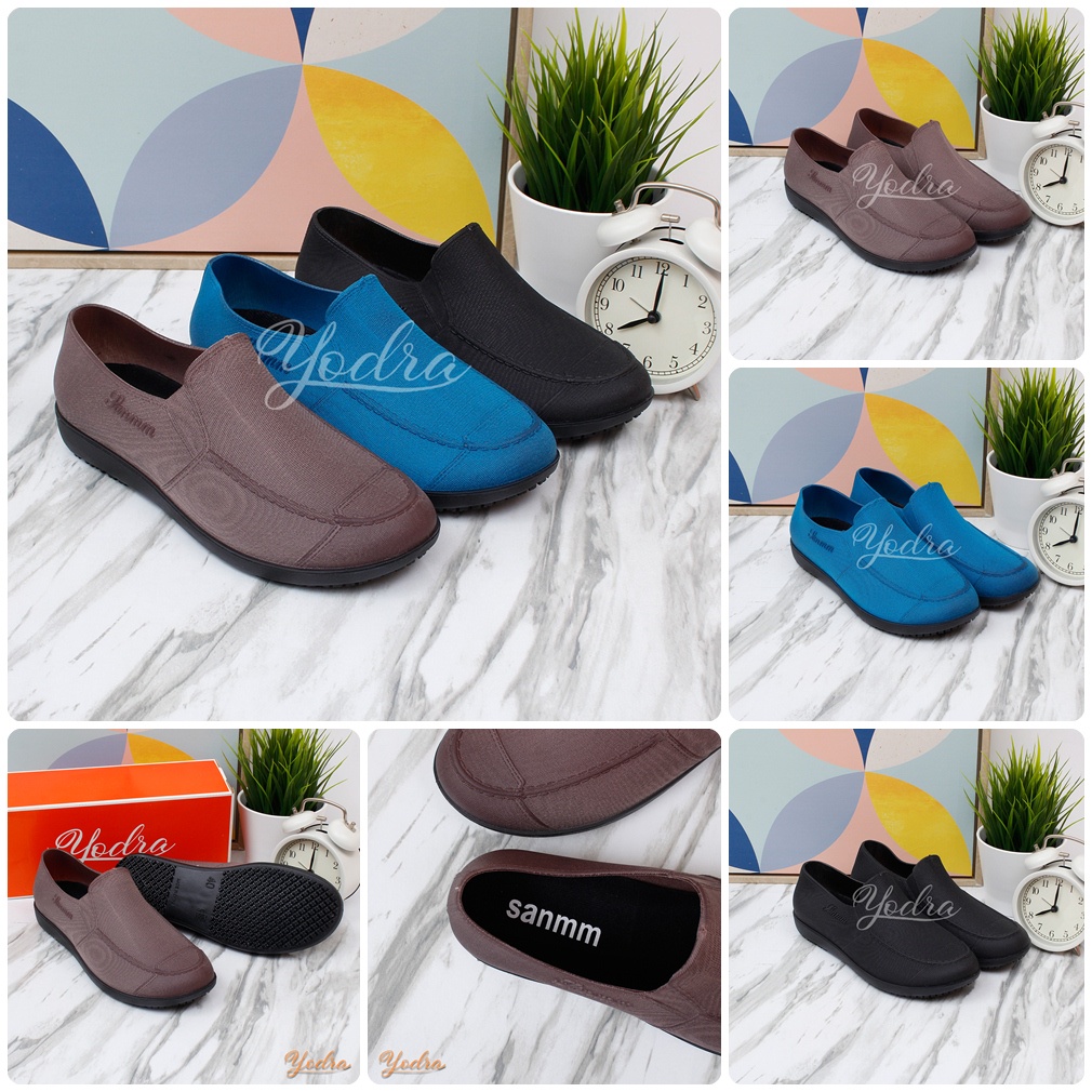 Sanmm Man Jelly Shoes / Sandal Jelly Pria YDR503 Real Pict