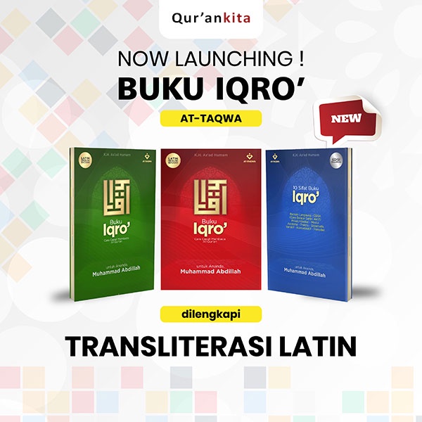 Buku Iqro Milenial | At-Taqwa | Gratis Custom Nama