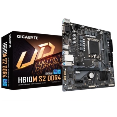 Mainboard Gigabyte H610M S2 - D4 mATX LGA1700 - Gigabyte H610 MS2