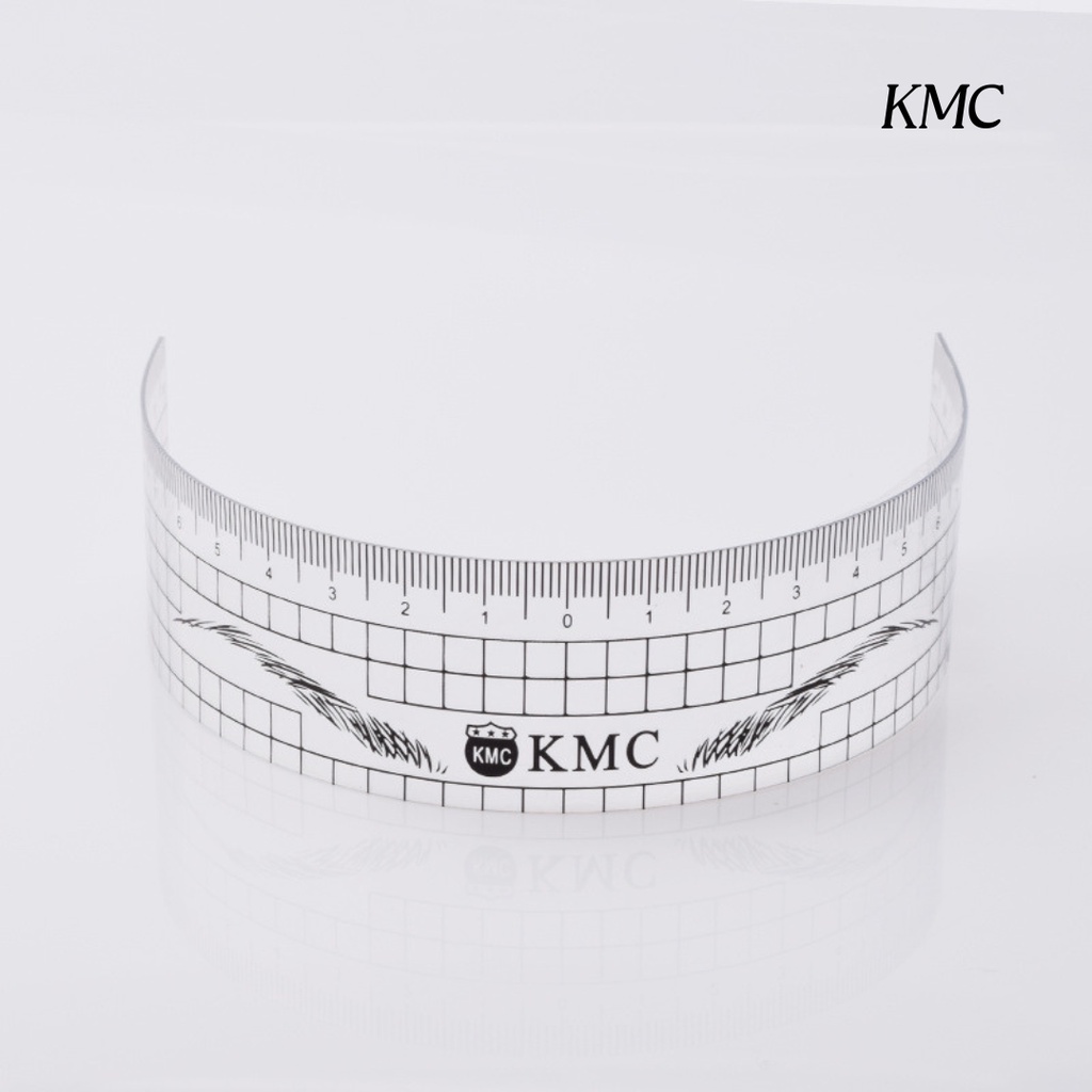 PENGGARIS SULAM ALIS RULER / plastik mika ruler