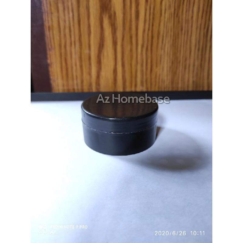 Pot Lulur 50gr Hitam Model Tinggi - Pot Lulur 50gram Tinggi Hitam - Pot HB 50gram - Pot Plastik 50gr