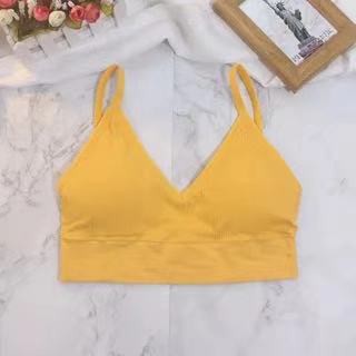 Bra Wanita Tanpa Kawat Bahan Halus Pakaian Dalam bralette Push Up Elastis Sexy dengan Busa