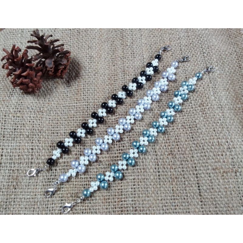 Konektor Masker Hijab Mutiara unik lucu simple