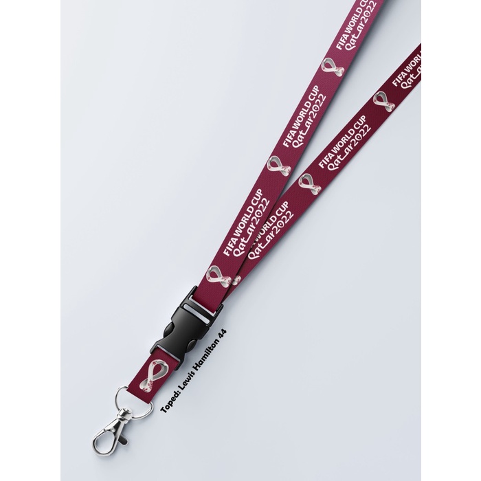 

Lanyard FIFA World Cup 2022 Qatar Piala Dunia Dua Sisi