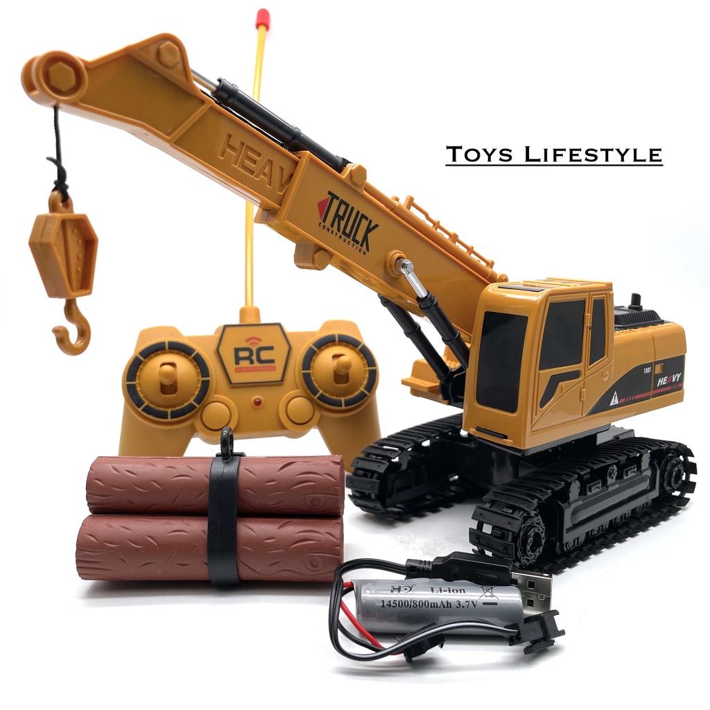 Mainan Anak RC Remote Control Excavator / Remote Kontrol Eskavator