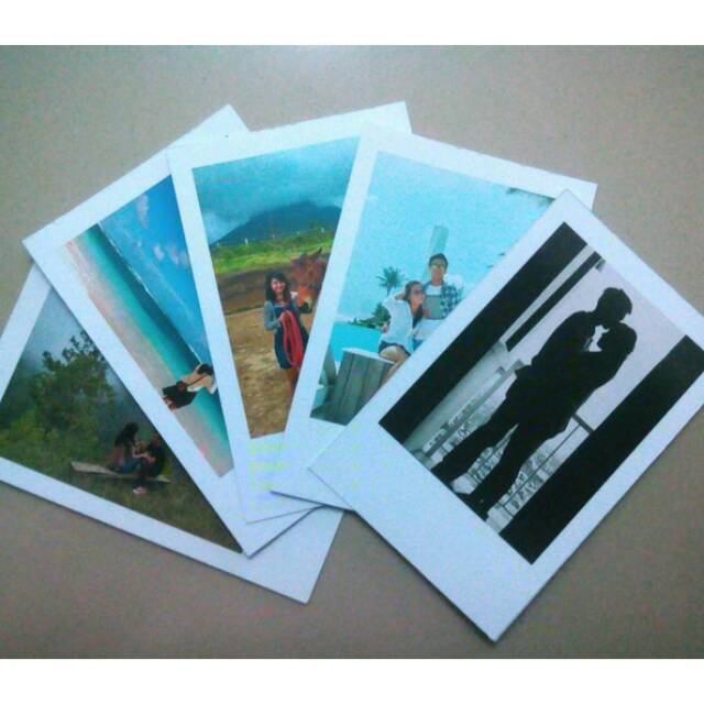 Foto Ala Polaroid Ukuran 5r 12 7 X 17 8 Laminasi Anti Air Shopee Indonesia