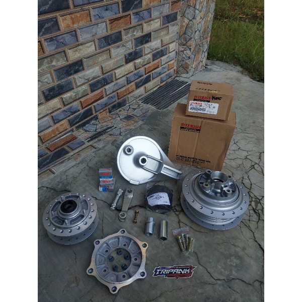 tromol depan tiger belakang rx king - scorpio full set original for tilas, tiger lawas, tilam, tiger