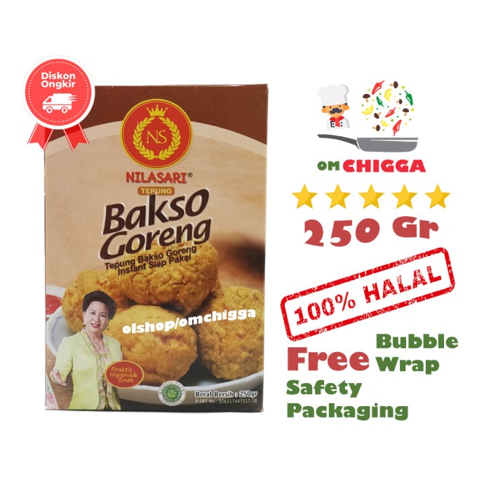 

TERBARU NILASARI BAKSO GORENG 250 GR || TEPUNG BUMBU INSTAN