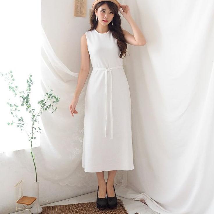 VZH Party Dress Wanita Korea Korean Style Baju Pesta Cewek Tangan Panjang Pendek Long Murah Dres ➷ 5