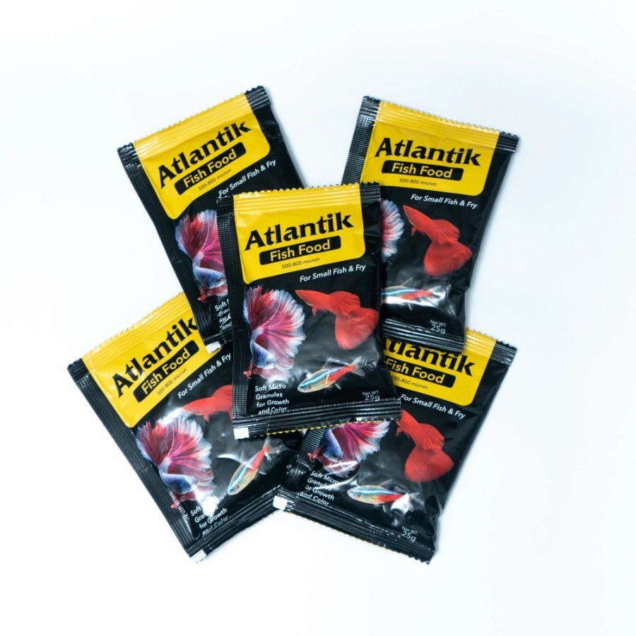 pelet atlantik fish food 500 800 makanan pelet ikan cupang guppy aquascape atlantic