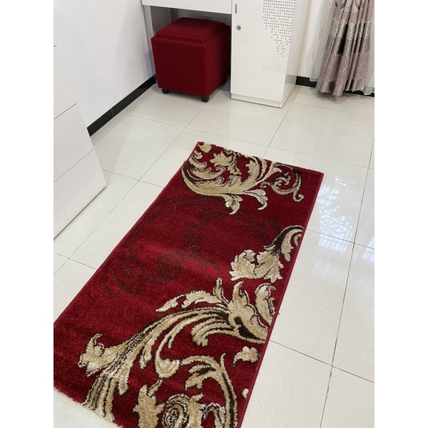 karpet ruang tamu/ karpet merah kecil/ karpet paris 80x150 murah