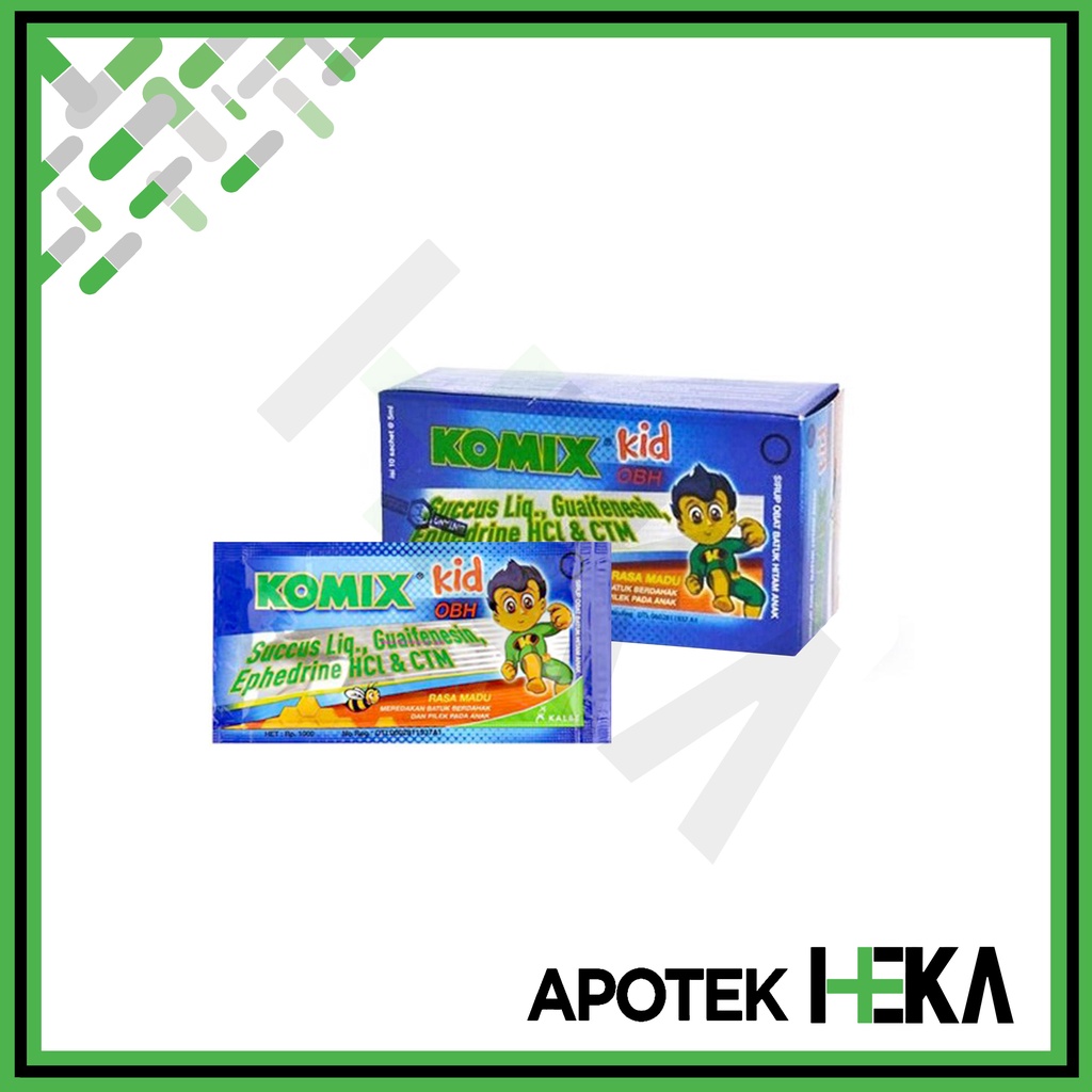 Komix Kid OBH PE 5ml Box isi 10 Sachet (SEMARANG)