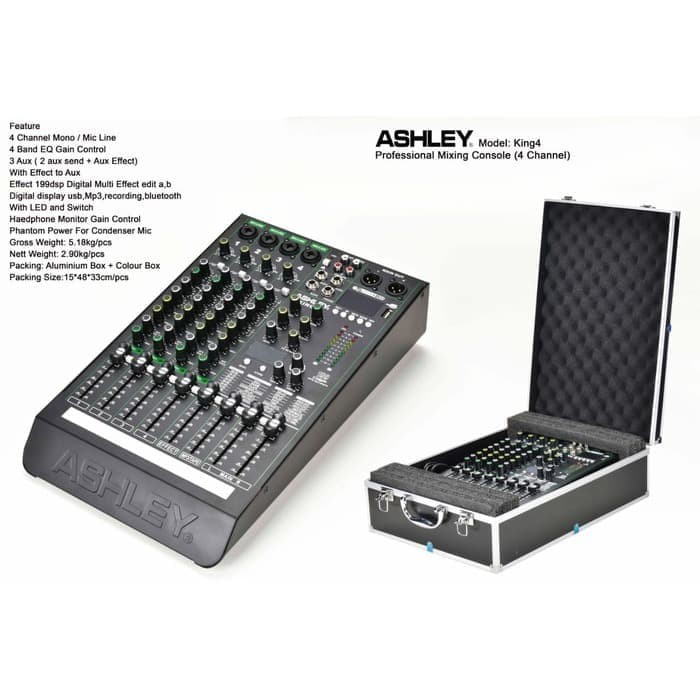 Mixer Ashley King4 KING-4 4 Channel