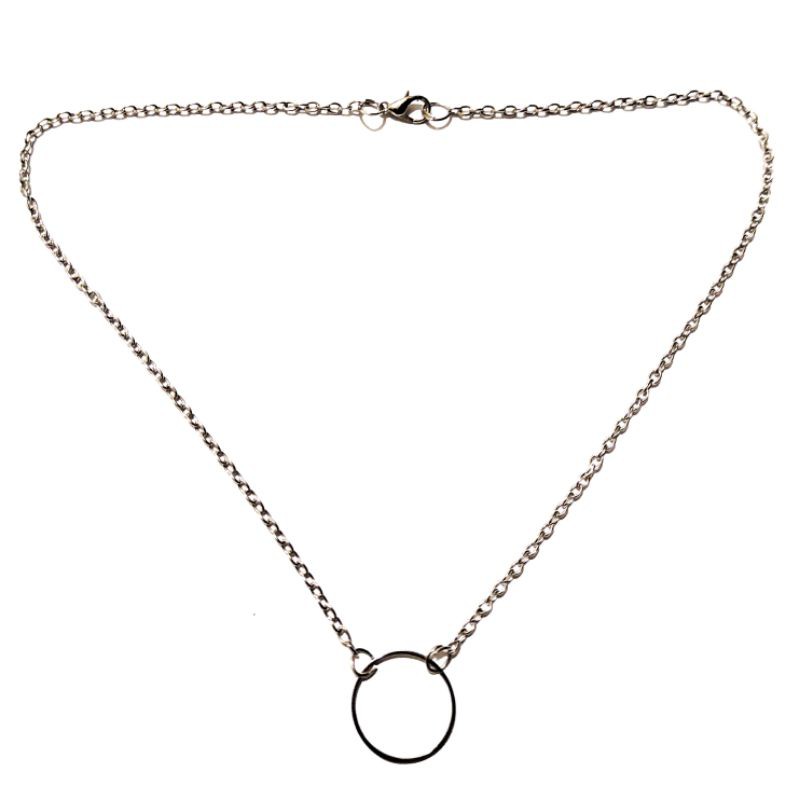 Kalung Klavikula Korea Rantai O Ring Korean Necklace
