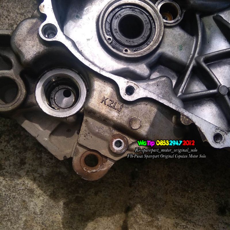Blok Crankcase Kalter Kiri Beat Fi Non ESP Starter Kasar