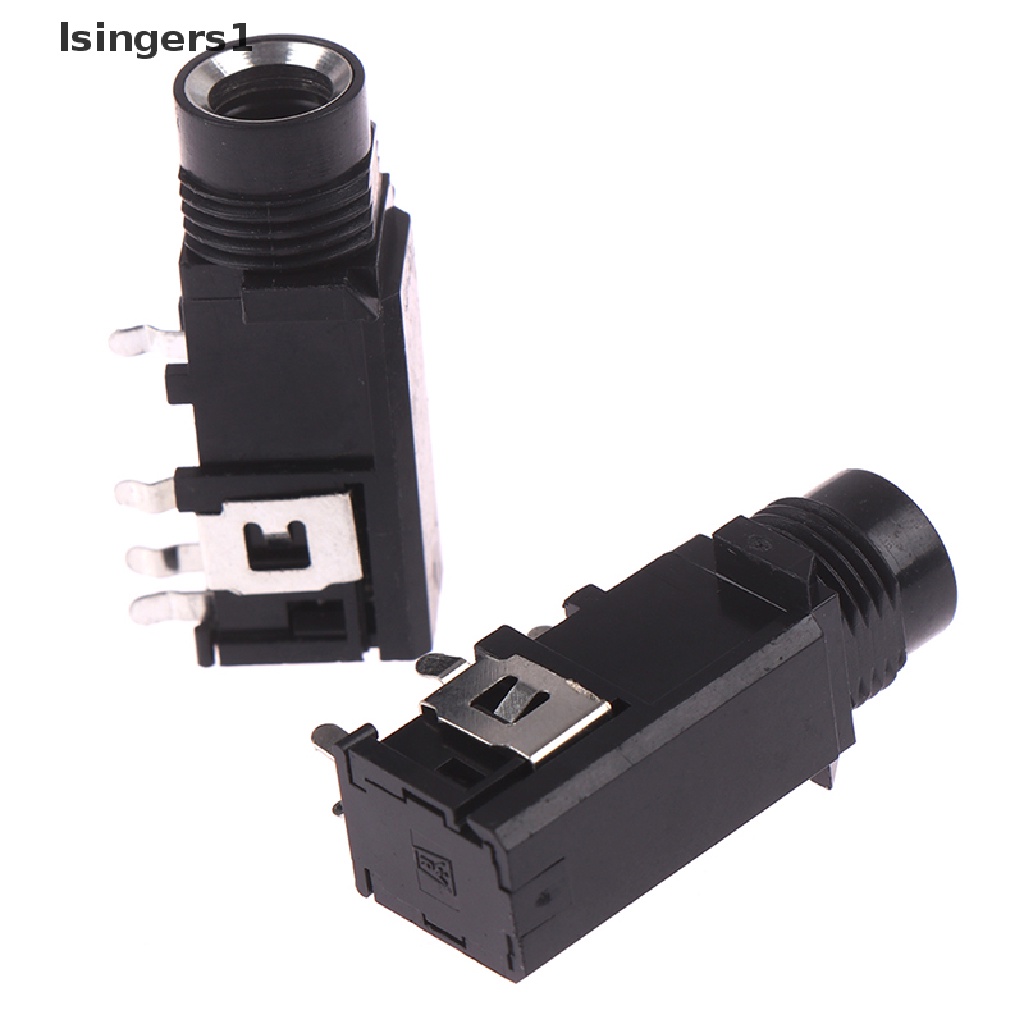 (lsingers1) 3pcs / lot adapter Konektor Jack audio stereo female 6.35mm 4pin