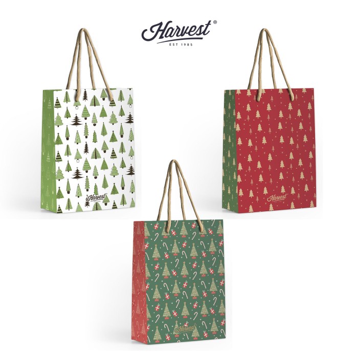 

✨ BISA COD ✨ Paper Bag Natal / Christmas Harvest (L) isi 3 -Xmas Winter