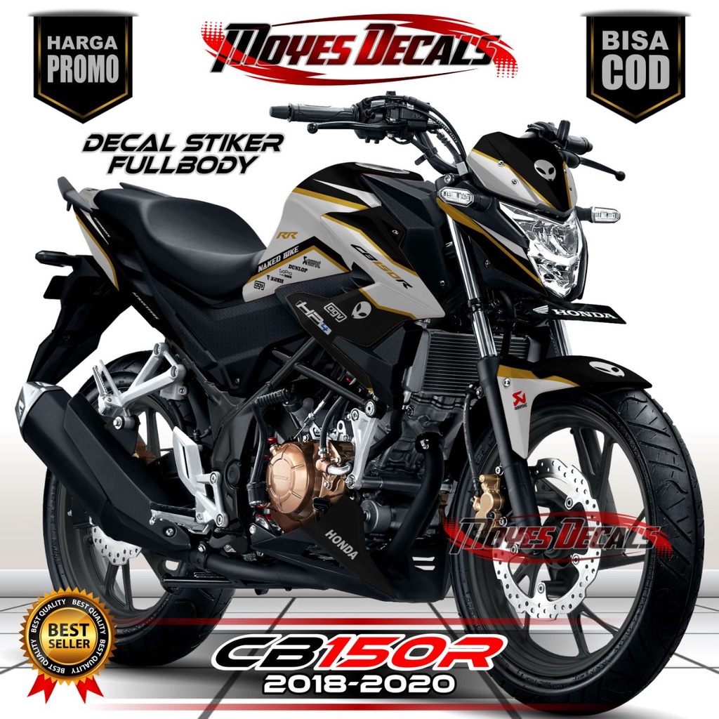 Decal Siker Honda CB 150R - Custom Gold Motif BMW