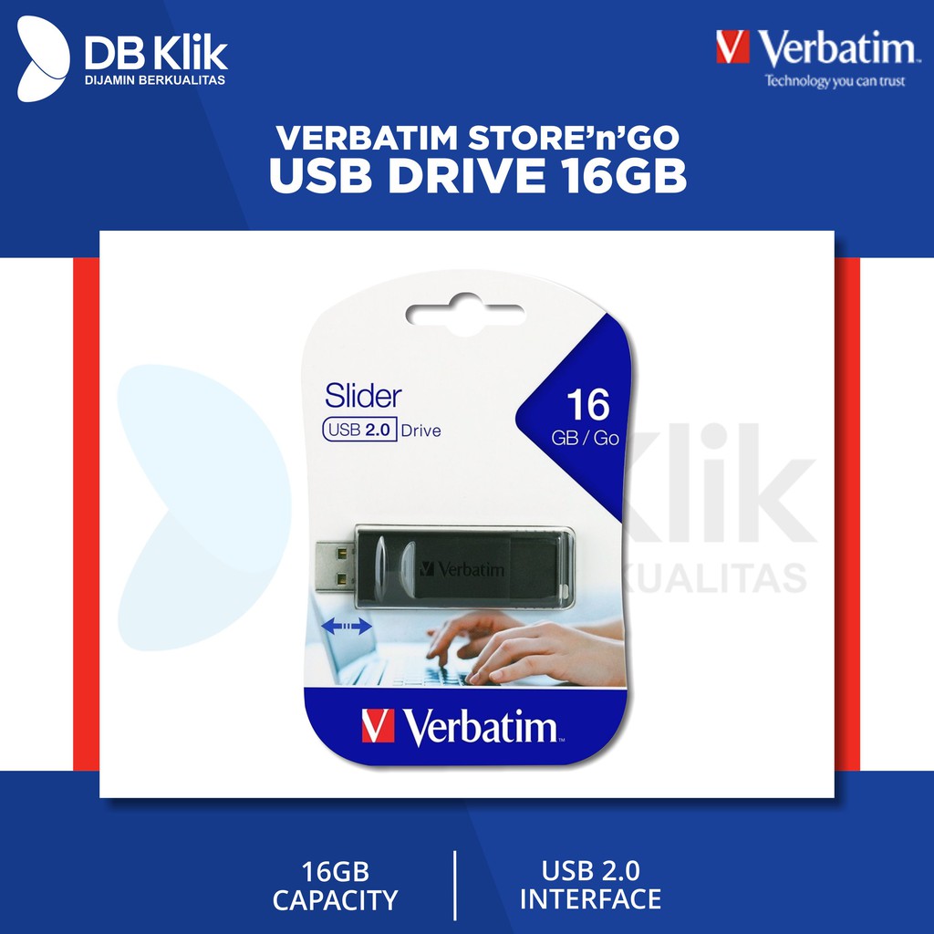 Verbatim Store n Go USB Slider 16GB