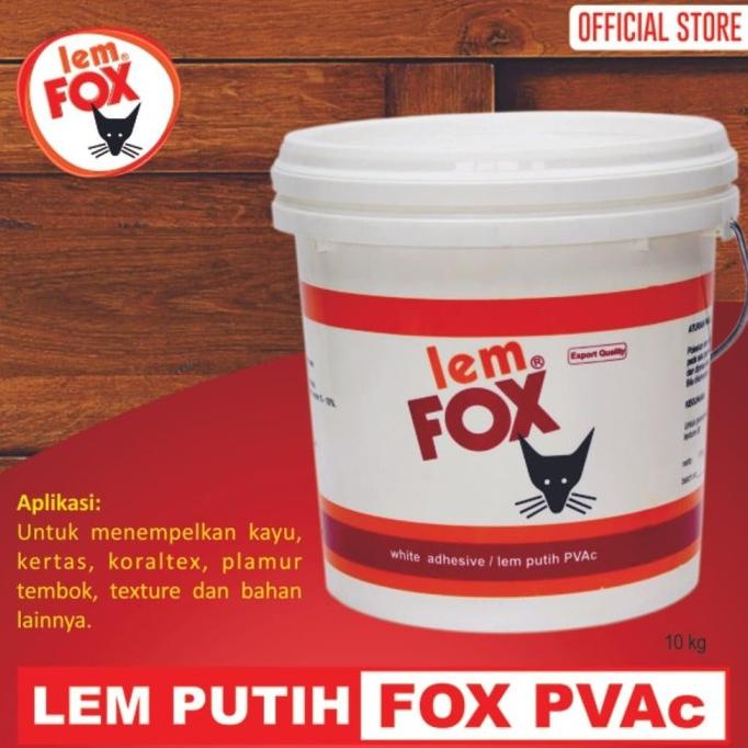 

LEM FOX PUTIH PVAC 10KG EMBER PLASTIK