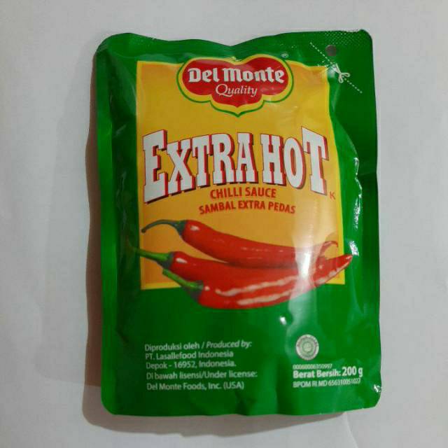 

DELMONTE sambal extrahot 200gr