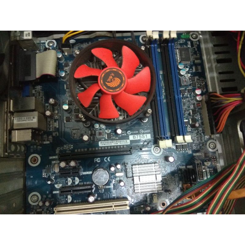 Paket LGA 1155 Mobo B75 Samsung + Processor Core i5 3470 + Fan