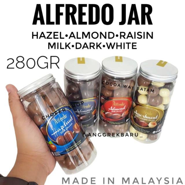 

Cokelat Alfredo Toples 280gram